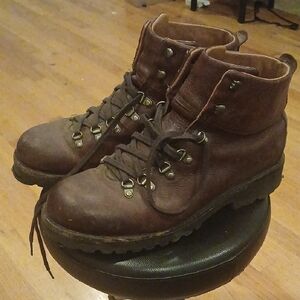 Frye Leather Work Hiker Boots